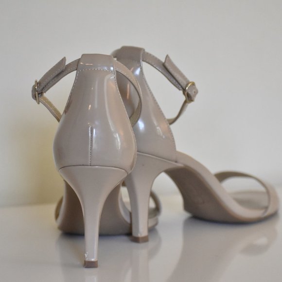 Ankle Strap Open Toe 3" Nude Heels | Gently Used | Size: 9.5 - Picture 4 of 5